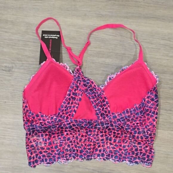 No Boundries Lace Racerback Bralette- Multi-Color - Picture 7 of 7